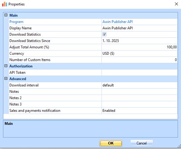 awin tracking stats - awin publisher api